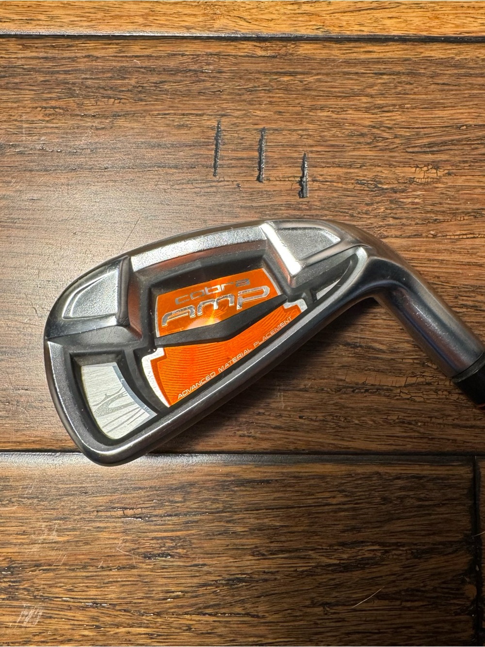 Cobra AMP 7 Iron Golf Club Graphite Shaft Regular Flex Right Handed Orange Black